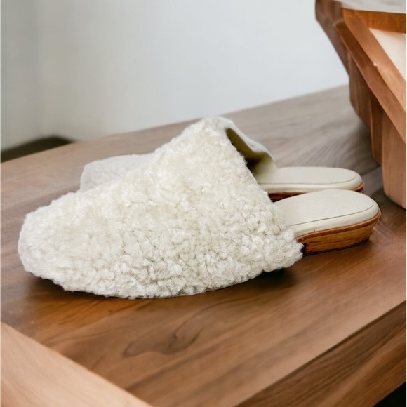 Anthropologie Shoes - Bird of Flight Mules Shearling Flats Slip On size 6 Sundance Anthropologie $199